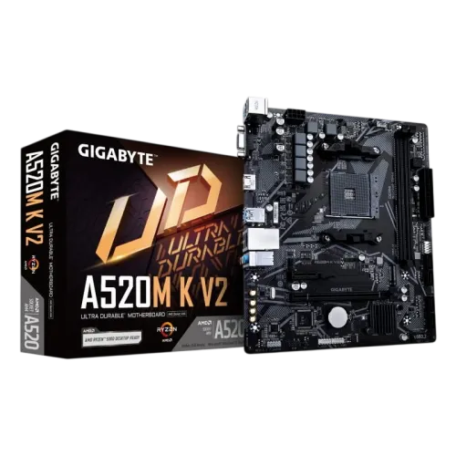 Gigabyte A520M K V2 AMD Zócalo AM4 64GB Micro ATX Negro Placa base