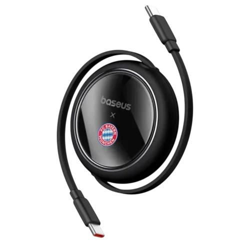 Baseus Cable USB‑C a USB‑C 100 W Bayern Edition Negro