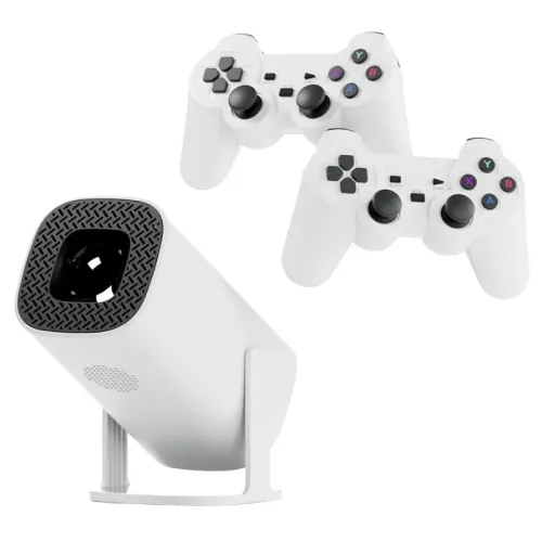 Game Projector P30 Max 1GB/8GB Android 11 + 2 Mandos 180 lúmenes ANSI LED altavoz 3W 40dB
