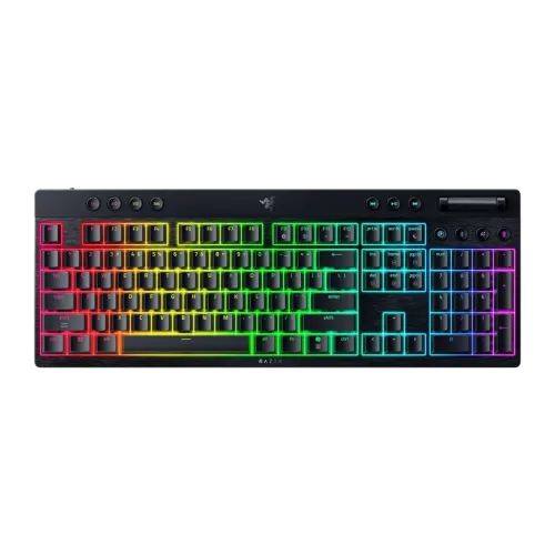 Razer BlackWidow V4 HyperSpeed Switch Naranja mecánico RGB TKL Teclado gaming inalámbrico