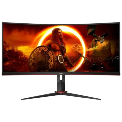 AOC G2 CU34G2XP/BK Negro 34 pulgadas 2K VA 180Hz 5ms curvo UltraWide Monitor