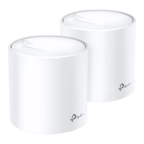 TP-LINK Deco X20 Sistema WiFi 6 Mesh AX1800 DualBand (2 Pack) Blanco 4 antenas 2 puertos