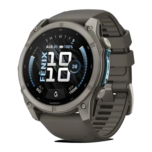 Garmin Fenix 9 Sapphire Titanium 51 mm Gris Pebble AMOLED 29 días Smartwatch