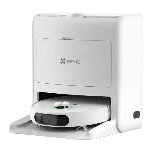 EZVIZ RS2 Blanco 4000Pa LiDAR friegasuelos autovaciado 220 min 5200mAh compatible con Alexa Robot aspirador
