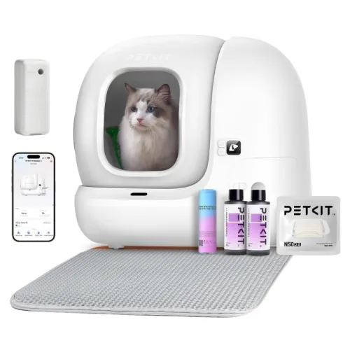 PETKIT Pura Max 2 Premium Kit Con tecnología xSecure e incluye kit de eliminación de olores Control APP Arenero automático