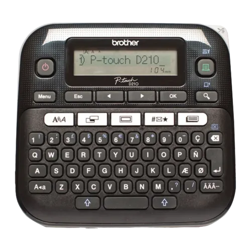 Brother P-touch PT-D210 Monocromo Gris/Blanco Impresora de etiquetas térmica