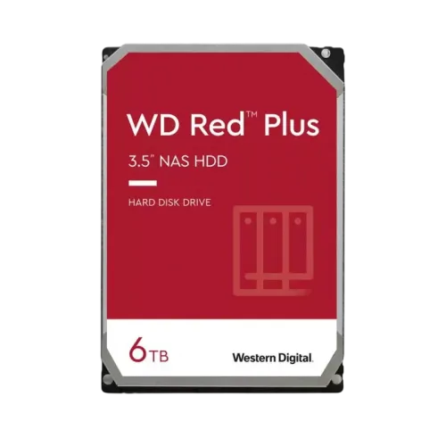 WD Red Plus WD60EFPX 6TB SATA III 3,5 pulgadas 5400rpm Disco duro