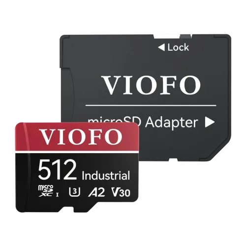 VIOFO Industrial Grade 512GB 100MB/s U3 A2 V30 Tarjeta microSD