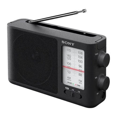 Sony ICF-506 FM/AM Pilas AA o Rojo 35h Radio