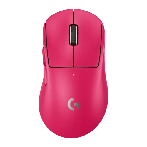 Logitech G PRO X Superlight 2 DEX LIGHTSPEED 44000 DPI Fucsia 5 botones 60 g Ratón gaming inalámbrico