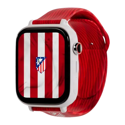 SaveFamily SaveWatch Plus Ed. Atlético de Madrid Correa Silicona Rojo 1,85 pulgadas IP67 Smartwatch