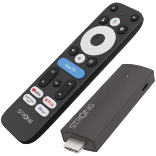 Strong LEAP-UNA+ Android 14 Full HD HDR10+ WiFi Bluetooth 5.0 RTD1332 TV Stick