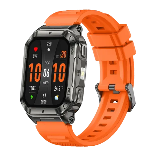 Ulefone Armor Watch Ultra Naranja 1,5 pulgadas Llamadas Bluetooth 8 días 5ATM IP69K