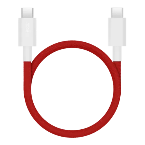 OnePlus Magnetic Cable Tipo C a Tipo C 120cm Rojo