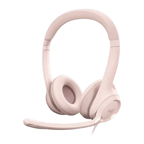 Logitech H390 Rosa USB-A Diadema con micrófono Auriculares