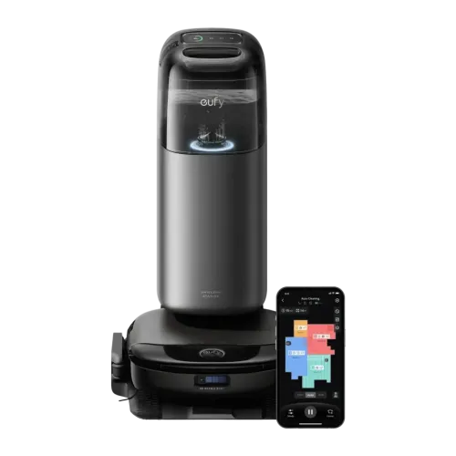 Eufy S1 Pro Negro 8000Pa friegasuelos autovaciado 216 min 4600mAh compatible con Alexa Robot aspirador