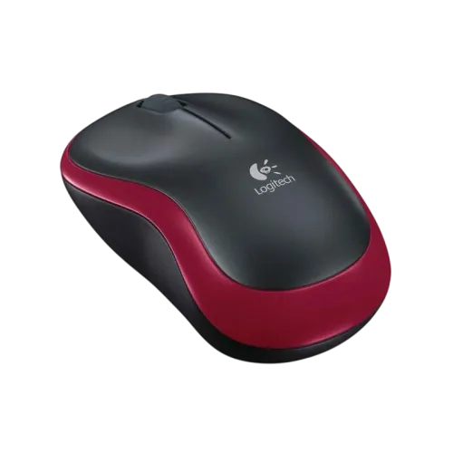 Logitech M185 Granate 1000 DPI 3 botones Ratón inalámbrico