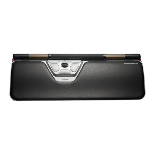 Contour Design RollerMouse Rojo 2800 DPI 6 botones Bluetooth + 2.4GHz Ratón inalámbrico ergonómico