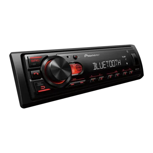 Pioneer Negro 1 DIN Bluetooth MVH-230BT Autorradio