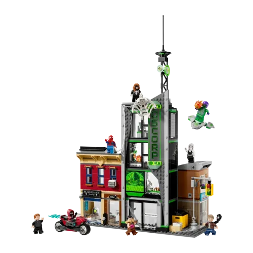 Set de construcción LEGO Super Heroes 76324 Spider-Man vs. Oscorp 808 piezas 10+ años