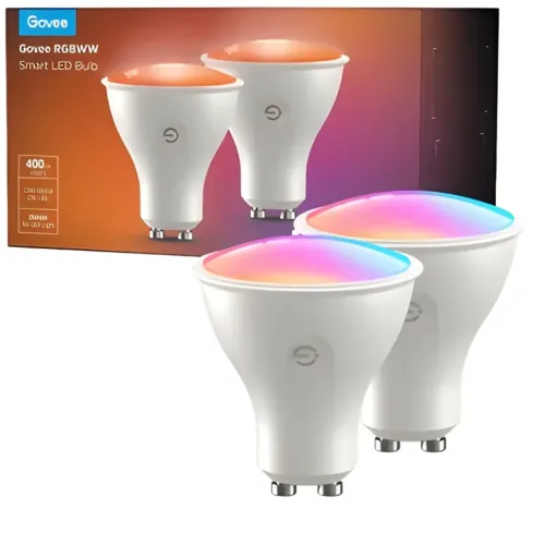 Govee H600D Home Pack ×2 WiFi 400 lm RGBWW 2700K Bombilla inteligente