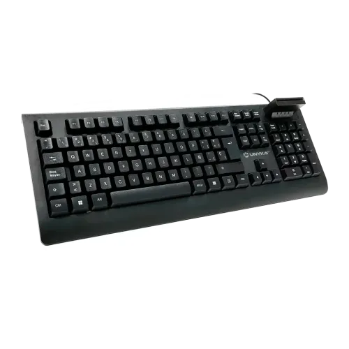 UNYKAch KB918 Smartcard DNIe Membrana Español Completo 100% Negro Teclado