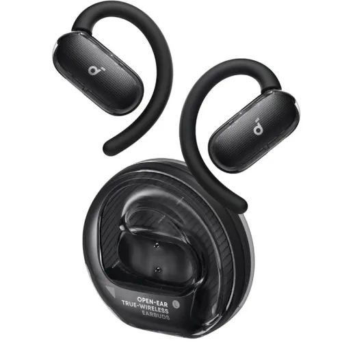 Soundcore V40i Negro Open-Ear Bluetooth 5.3 36h IP55 Multipunto Auriculares inalámbricos