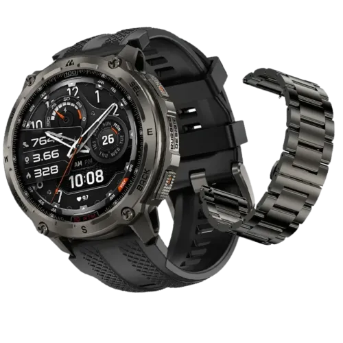 KOSPET Tank T4 Special Edition Negro 1,43 pulgadas AMOLED GPS 15 días +160 deportes 10ATM IP69K Smartwatch