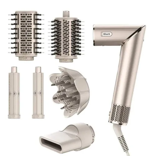 Shark FlexStyle 5-in-1 Champán 1400W cerámica 3 temperaturas aire frío Secador y moldeador