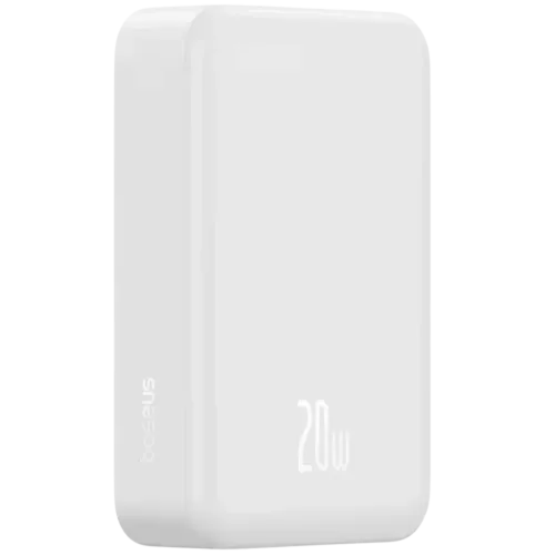 Baseus EnerFill FM41 Ultra Mini Magnetic Blanco 20000mAh 20W MagSafe Power Bank