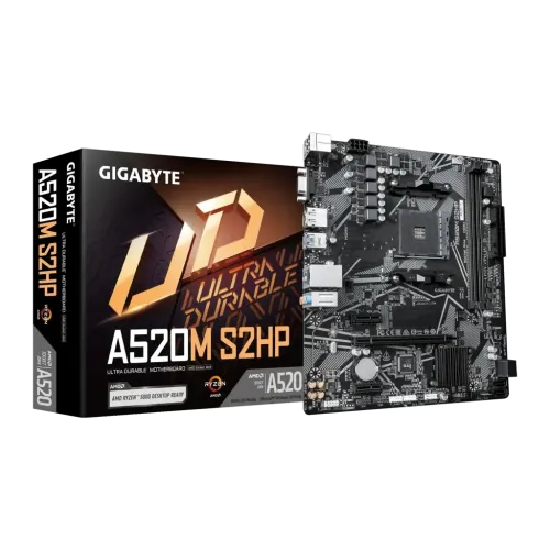 Gigabyte A520M S2HP AMD A520 AM4 DDR4 Micro ATX Negro Placa base