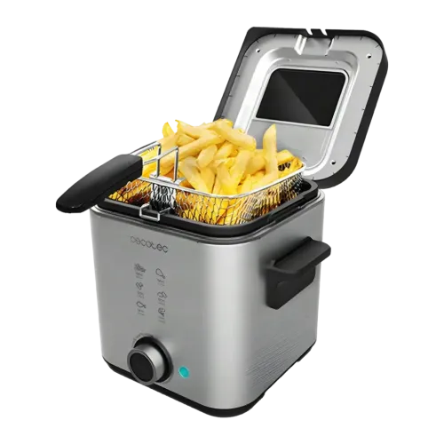 Cecotec CleanFry Advance 1500 1,5L 900W Acero Inoxidable 03102 Freidora de aceite