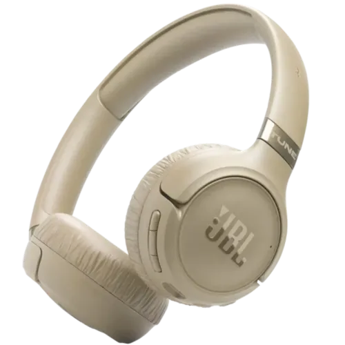 JBL Tune 680NC Beige Diadema ANC Bluetooth 6.0 76h Multipunto Auriculares inalámbricos