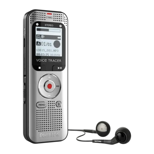 Philips VoiceTracer DVT2015 8GB + MicroSD Grabadora de voz