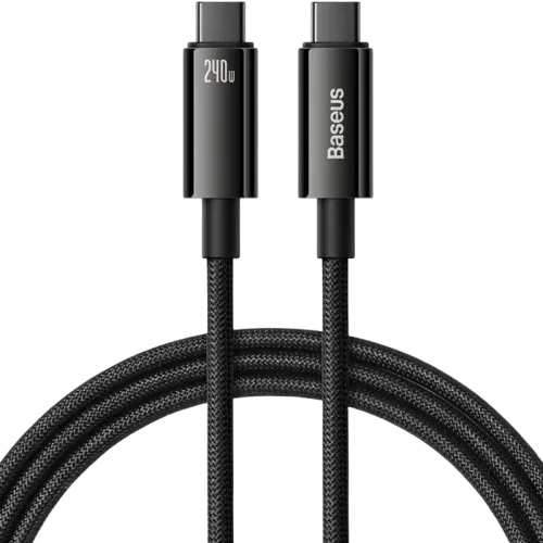 Baseus Tungsten Gold Cable USB-C a USB-C 1m