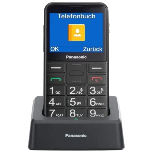 Panasonic KX-TU155EXBN Negro 2,4 pulgadas con base de carga Móvil básico