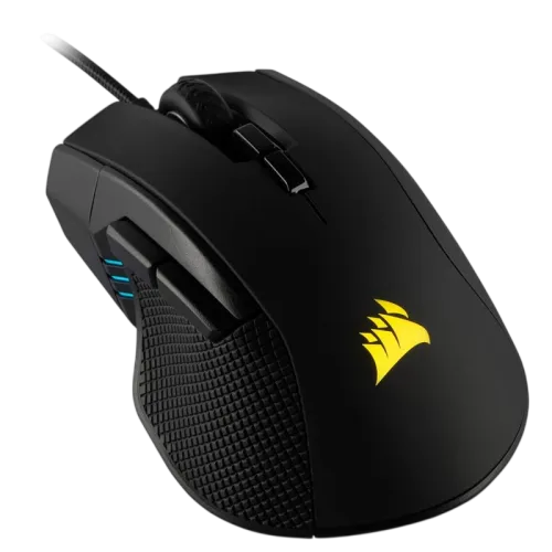 Corsair IRONCLAW RGB USB 18000 DPI Negro 7 botones 105 g Ratón