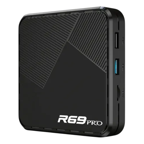 R69 Pro 4GB/64GB Android 14 8K WiFi 6 Bluetooth H728 Gigabit TV Box
