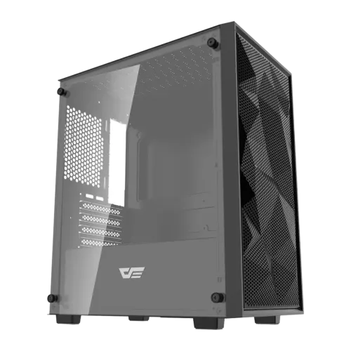 Darkflash M305 Mesh Cristal Templado Micro-ATX/ITX Negro Caja PC