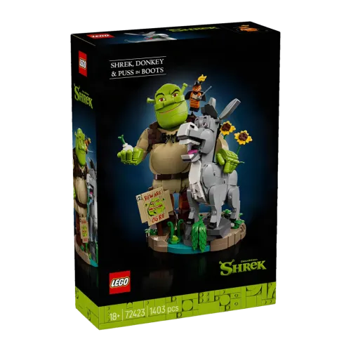 Set de Construcción LEGO Icons 72423 Shrek Burro y El Gato con Botas