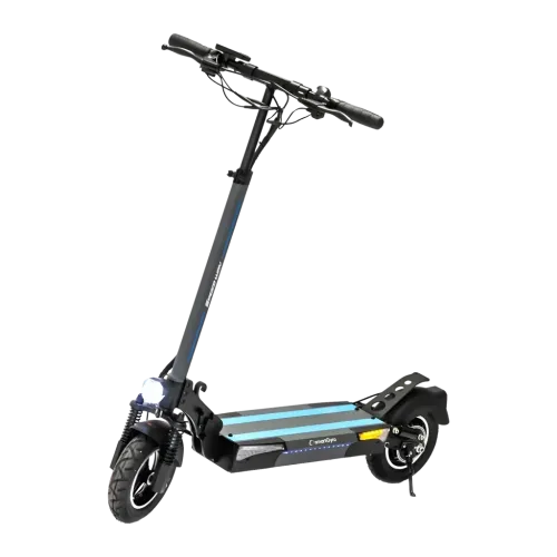 smartGyro SpeedWay V2.0 800W 45km/h 10 pulgadas Negro/Azul 120kg plegable suspensión Patinete eléctrico