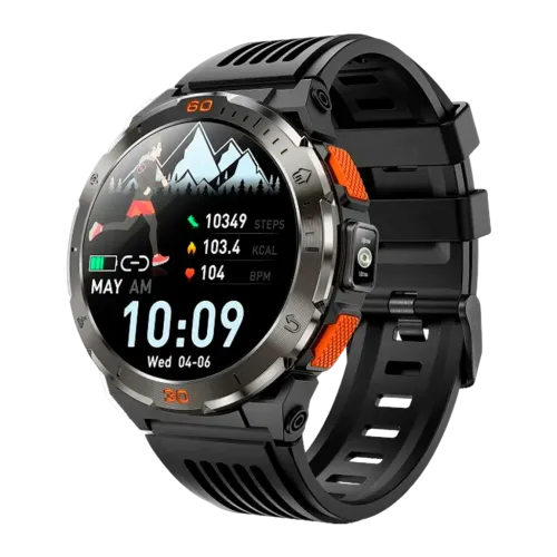 Acer Sospiro R10 Negro 1,43 pulgadas AMOLED GPS Monitor FC SpO2 8 días +100 deportes IP68 Smartwatch