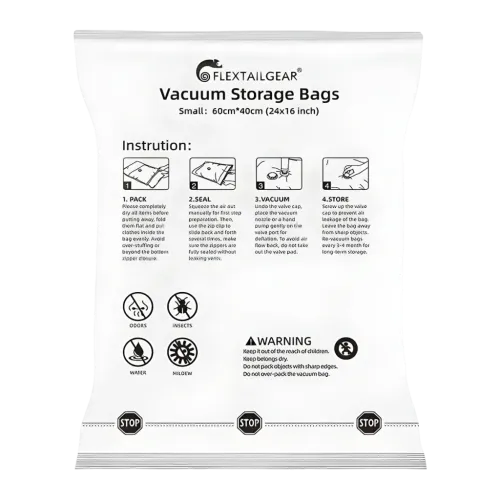 Bolsas de vacío Flextail Vacuum S 40x60 cm Pack 4
