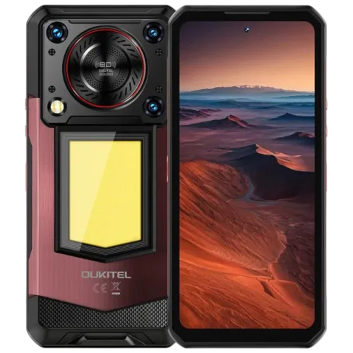 Oukitel WP56 5G 12GB/512GB Rojo Rugged IP68/IP69K 6,75 pulgadas 120Hz 108MP 16000mAh 45W NFC