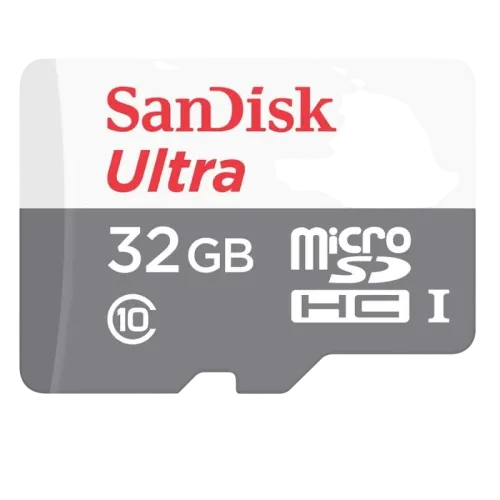 SanDisk Ultra 32GB Gris/Blanco Clase 10 Tarjeta microSD
