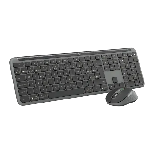 Logitech Signature Slim Combo MK950 Negro de tijera retroiluminado Bluetooth + 2.4GHz Teclado y ratón
