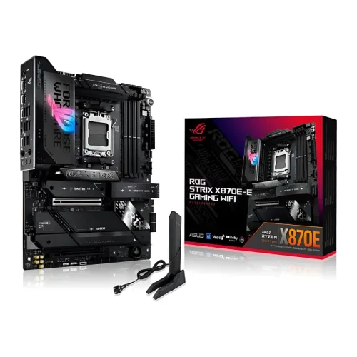 ASUS ROG STRIX X870E-E GAMING WiFi Zócalo AM5 ATX 5 ranuras M.2 Placa base