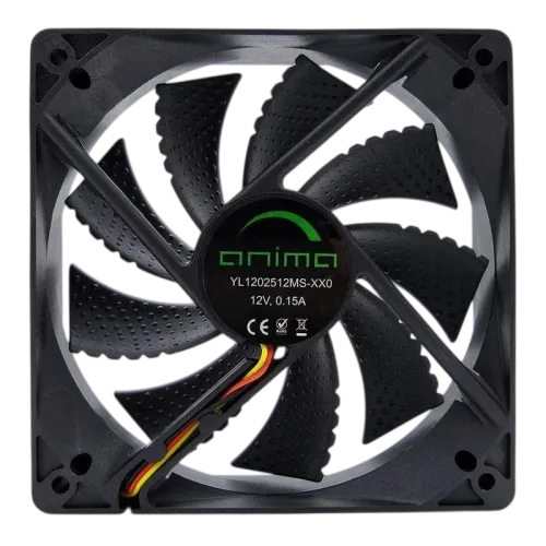 Ventilador para carcasa de PC Tacens Anima AF12 Negro