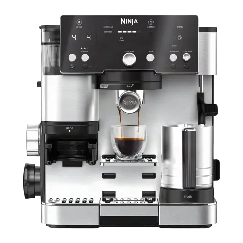 Ninja Luxe Café Essential ES501EU Molinillo Cónico Integrado 1650W 9 bares vaporizador de leche Cafetera
