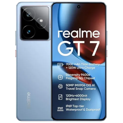 Realme GT 7 5G 12GB/512GB Azul 6,78 pulgadas AMOLED 120Hz 50MP 7000mAh 120W NFC